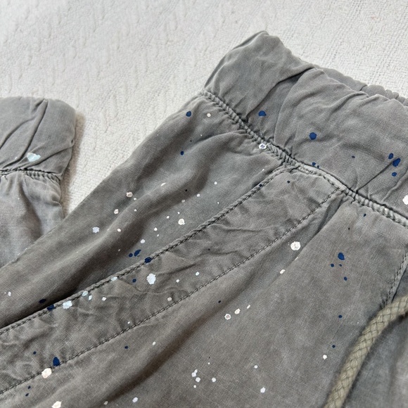 CLOTH & STONE for Anthropologie Women's Paint Splatter Jogger Pants Size XS Gray - Picture 4 of 12